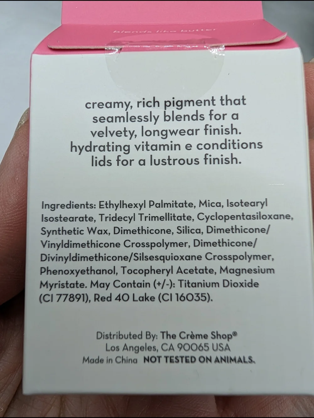 The Creme Shop creamy long